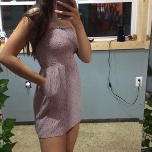 hollister purple dress
